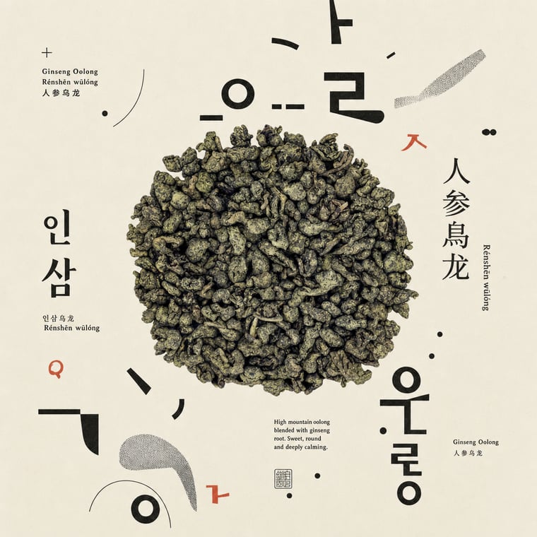 The design — Ginseng Oolong