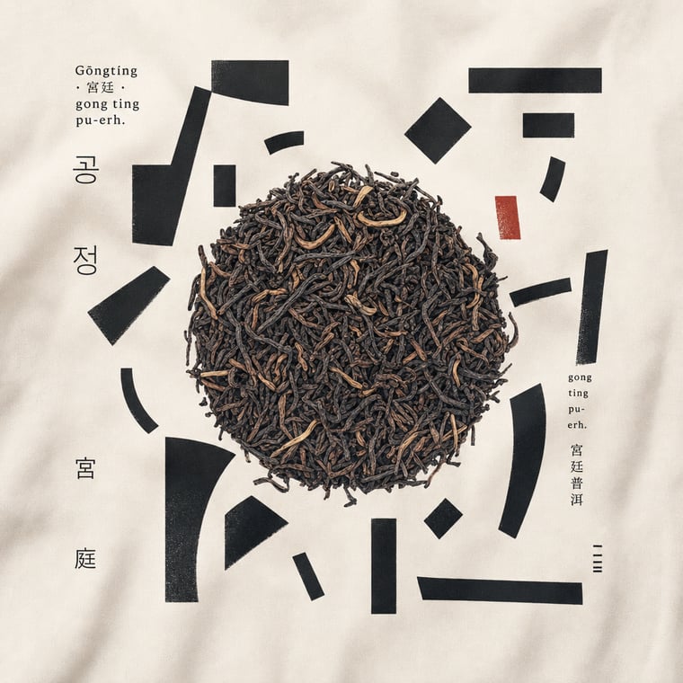 The design — Gong Ting Pu-erh